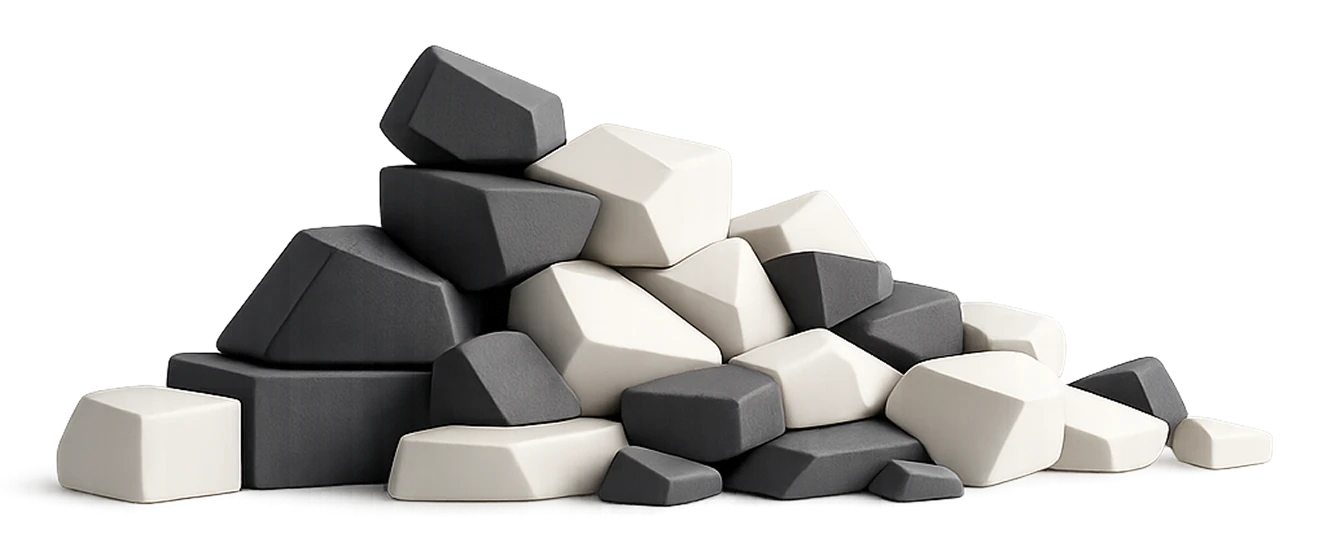 Pilha de pedras da Bracaros